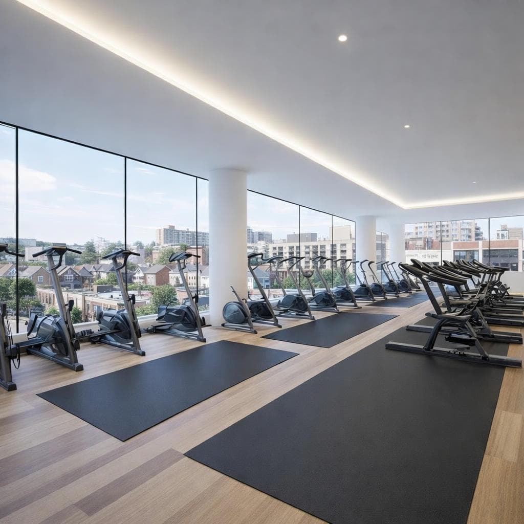 Modern gym facility