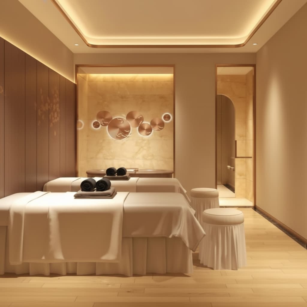 Luxurious spa and wellness facility